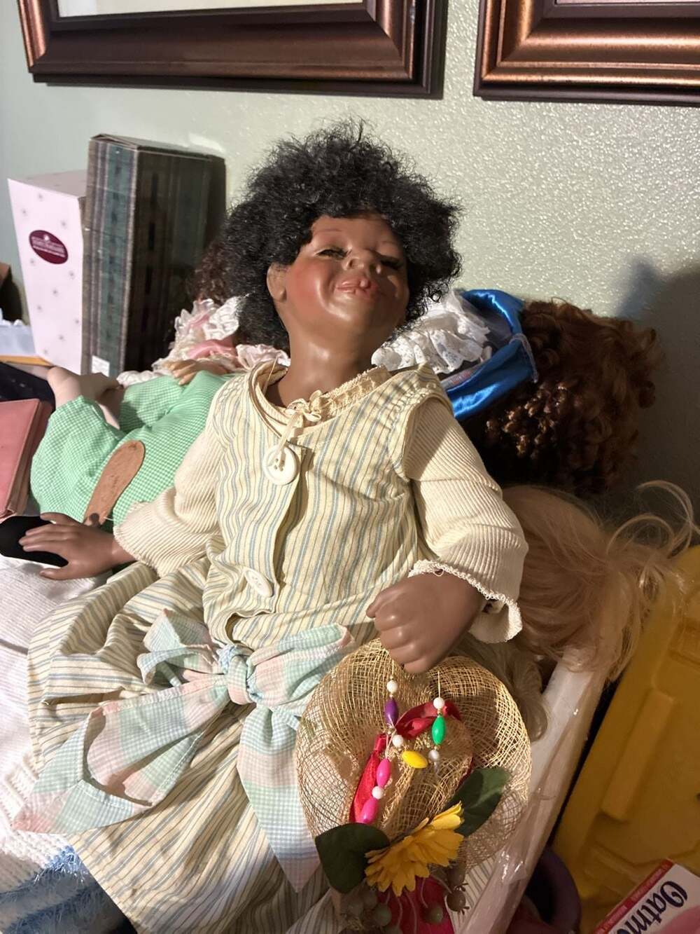 Lucinda by Mary Van Osdell 24-inch African American Porcelain Doll